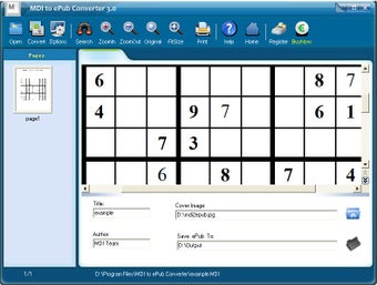 Imagen 0 para MDI to ePub Converter