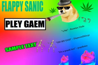 Image 0 for 420 Flappy Sanic