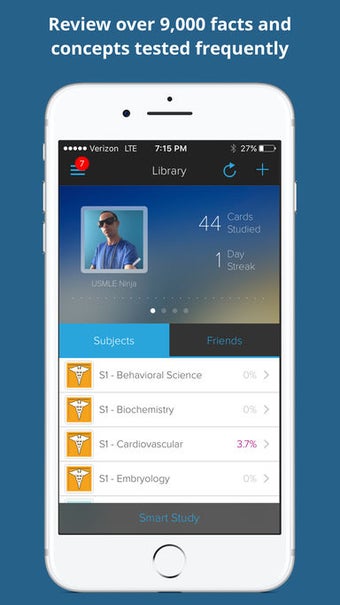 Image 0 for USMLE Step 1 Prep Flashca…