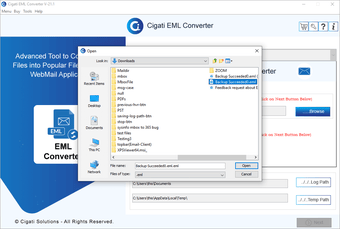 Image 1 for Cigati EML Converter