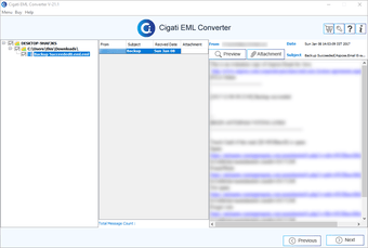 Image 3 for Cigati EML Converter
