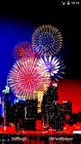Imagen 4 para Fireworks Live Wallpaper
