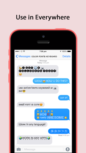 Image 1 for Color Fonts Keyboard  Key…
