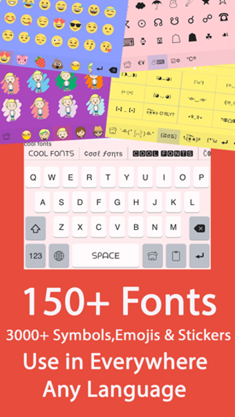 Image 2 for Color Fonts Keyboard  Key…