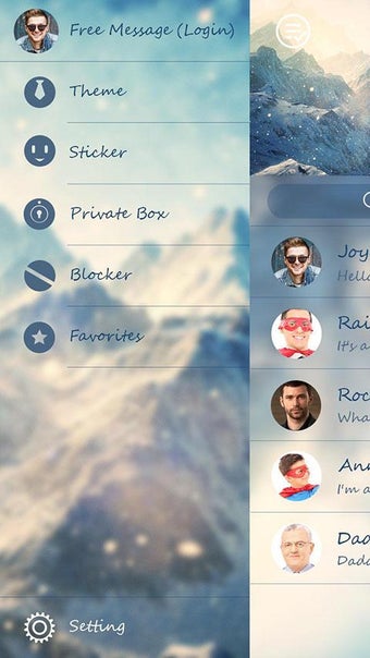 Image 6 for GO SMS PRO DAWN THEME