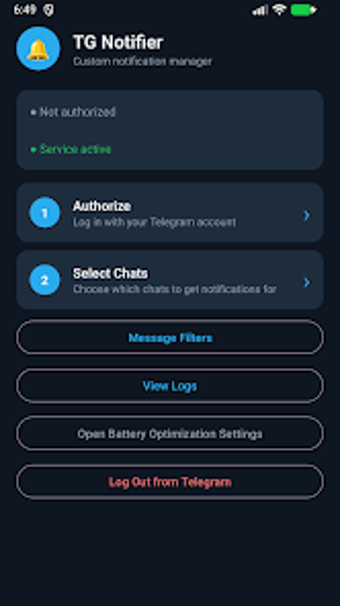 Imagen 0 para Telegram Notifier