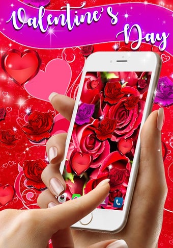 Imagen 3 para Red rose live wallpaper