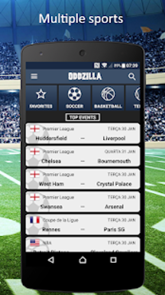 Image 0 for Oddzilla - Live Sports Od…