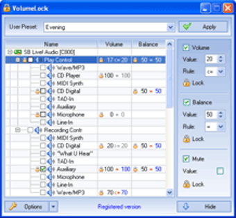 Image 0 for VolumeLock for Windows XP