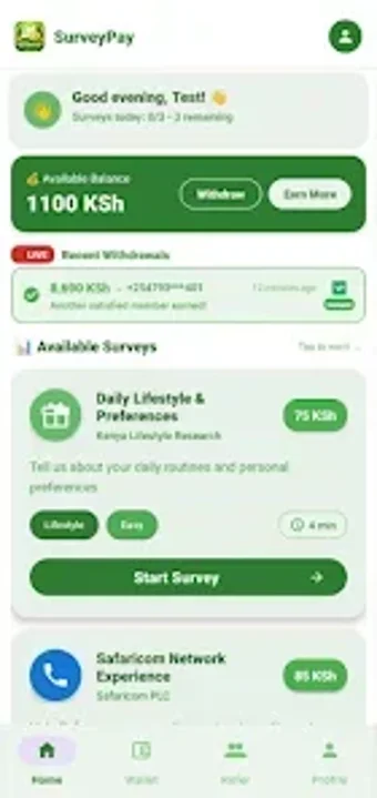 Image 0 for SurveyPay Earn to Mpesa