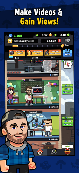 Image 2 for Idle Tuber: Streamer Simu…