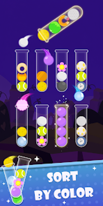 Imagen 0 para BFDI Ball Sort: Color Puz…
