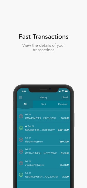 Image 1 for LOBSTR Stellar Wallet