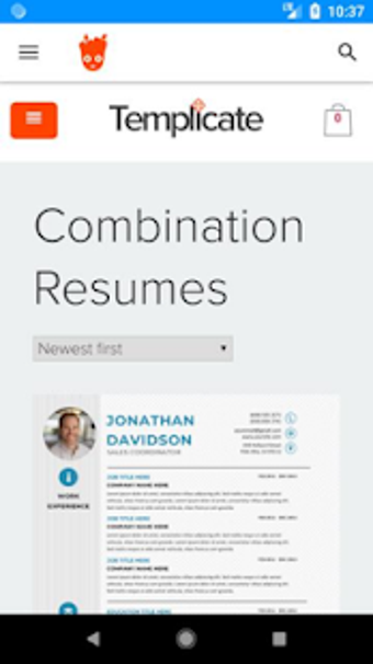Image 1 for Templicate Resume Templat…