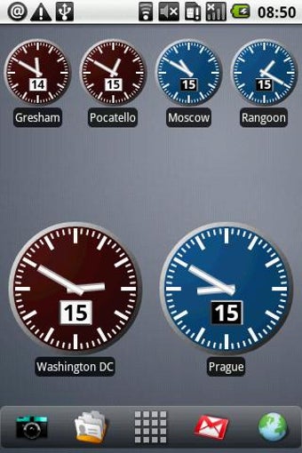 Imagen 1 para Digital World Clock Widge…