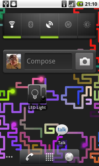 Image 1 for Neon Trails Live Wallpape…