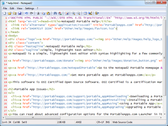 Image 0 for Notepad2 Portable