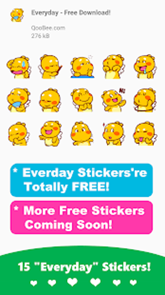 Image 1 for QooBee Agapi WAStickerApp