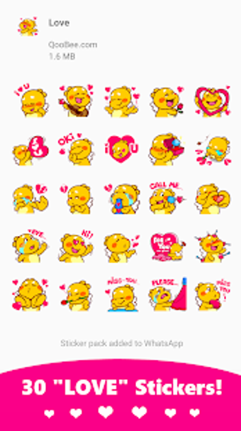 Image 2 for QooBee Agapi WAStickerApp