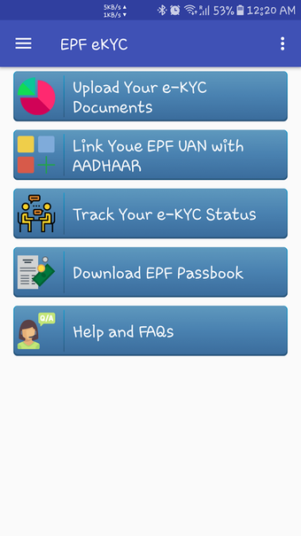 Image 0 for EPF KYC Upload, Link EPFO…