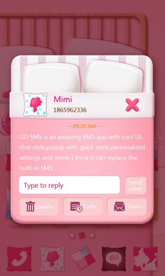 Image 2 for GO SMS GOODNIGHT THEME