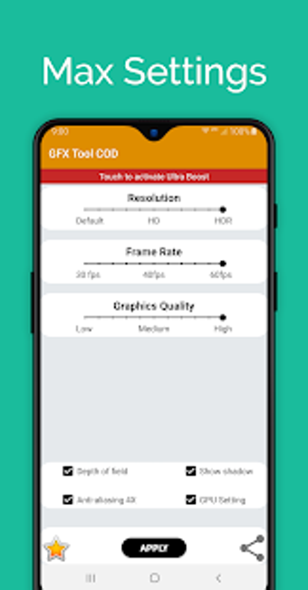 Image 1 for GFX Tool for COD - Max fp…