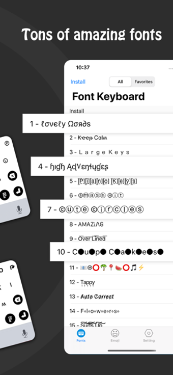 Image 1 for Font : Fonts Keyboard Cha…