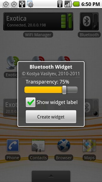 Image 1 for Bluetooth Widget