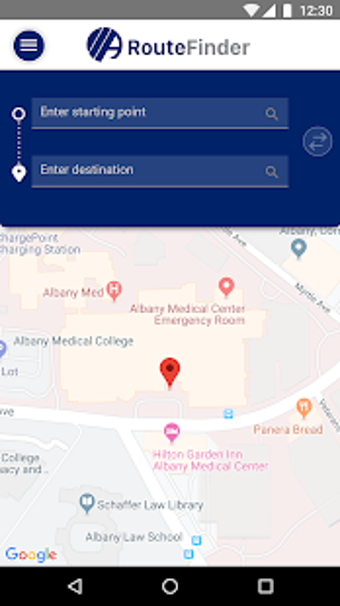 Image 1 for Albany Med RouteFinder