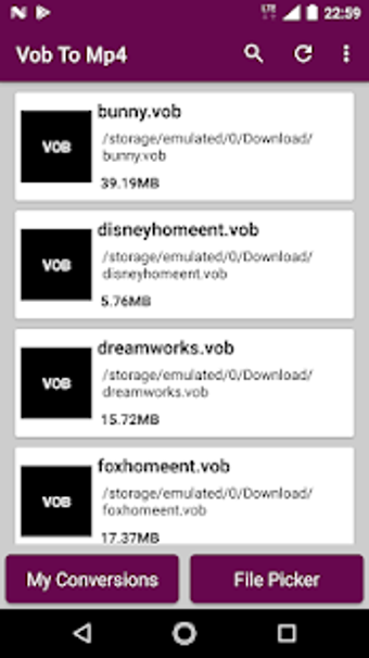Image 1 for Vob To Mp4 Video Converte…
