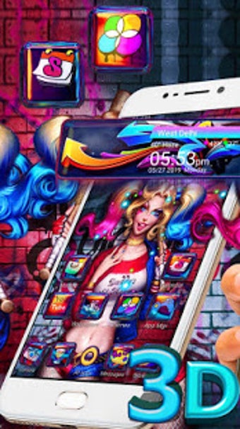 Imagen 0 para 3D Joker Girl Launcher Th…