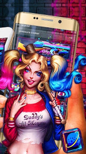 Imagen 2 para 3D Joker Girl Launcher Th…