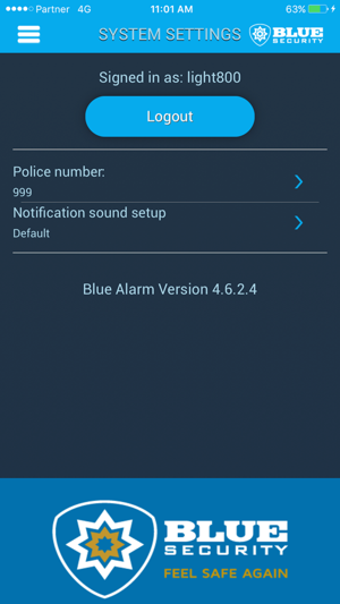 Image 1 for Blue Security app
