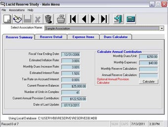 Imagen 0 para Lucid Reserve Study