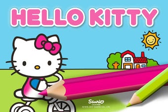 Imagen 2 para Hello Kitty Coloring Book…