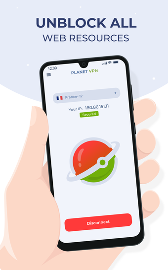 Imagen 4 para Planet VPN - Free VPN Pro…