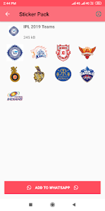 Imagen 0 para IPL 2020 Stickers for Wha…