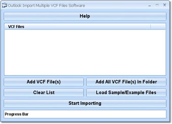 Image 0 for Outlook Import Multiple V…
