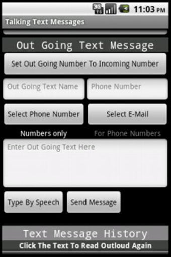 Imagen 1 para Talking Text Messages Sms