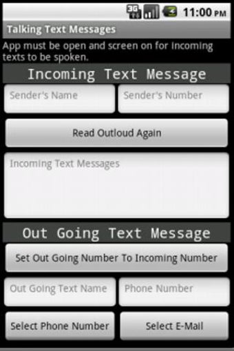 Imagen 1 para Talking Text Messages Sms