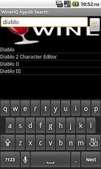 Imagen 1 para WineHQ Appdb Search