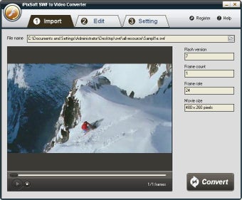 Image 0 for iPixSoft SWF to WMV Conve…