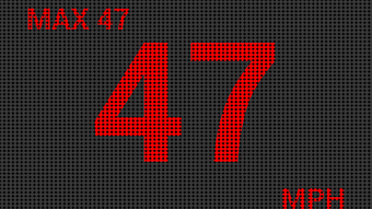 Image 0 for GPS LED Speedometer