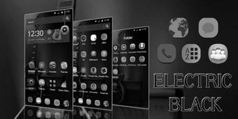 Image 0 for Electric black theme