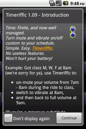 Imagen 3 para Timeriffic