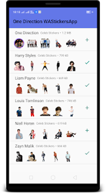 Imagen 1 para One Direction WAStickerAp…