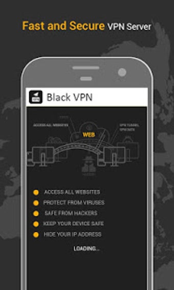 Imagen 2 para Black VPN Fast Hotspot Sh…