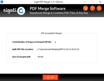 Image 0 for Cigati PDF Merge Tool