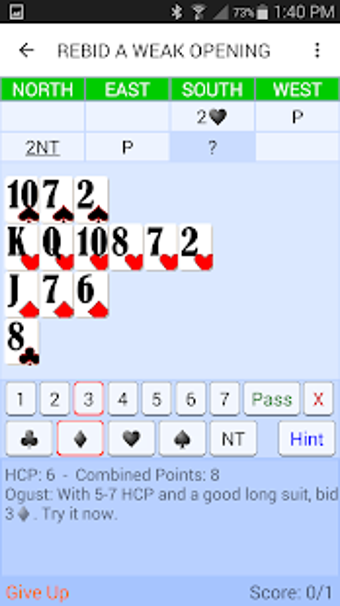 Image 2 for Bridge Bidding Coach