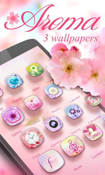 Imagen 2 para Aroma GO Launcher Theme